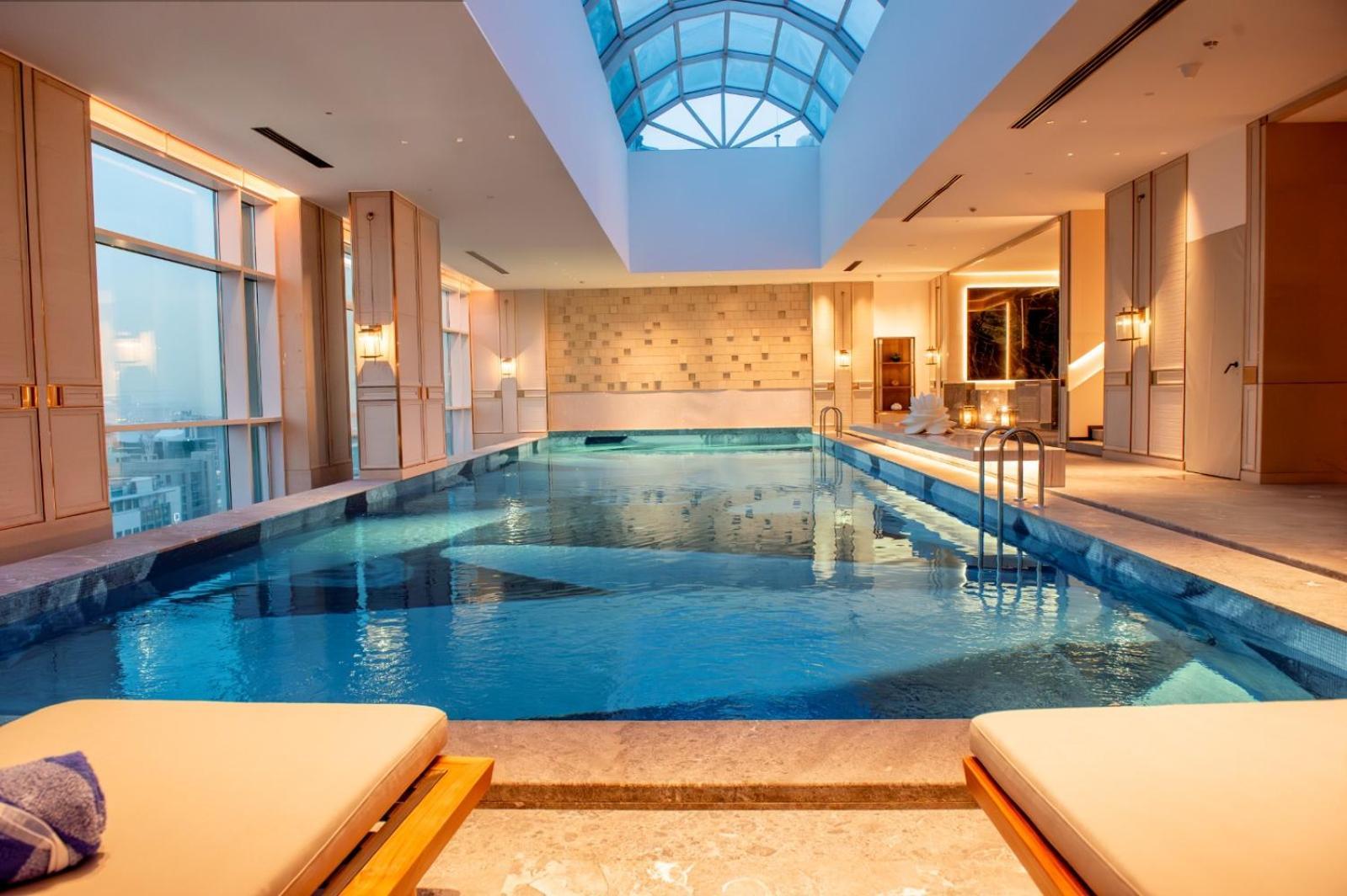 Narcissus The Royal Hotel Rijád Exteriér fotografie The pool at the spa