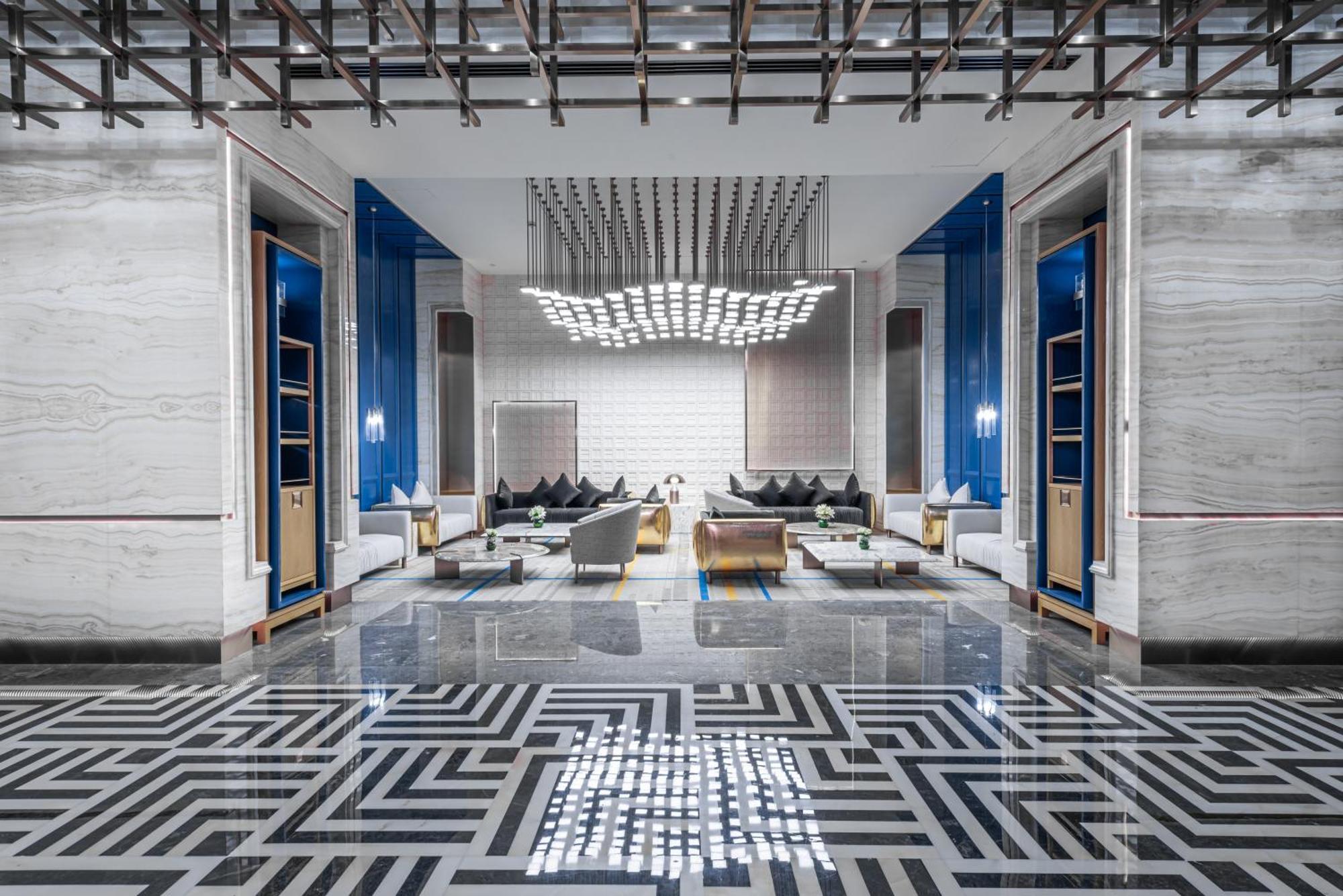 Narcissus The Royal Hotel Rijád Exteriér fotografie The lobby of the hotel
